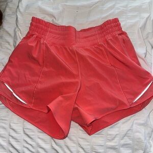 lululemon athletica Cherry Red Athletic Shorts